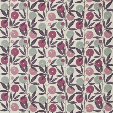 Tela NFIK120360-blomma-heather damson stone SCION