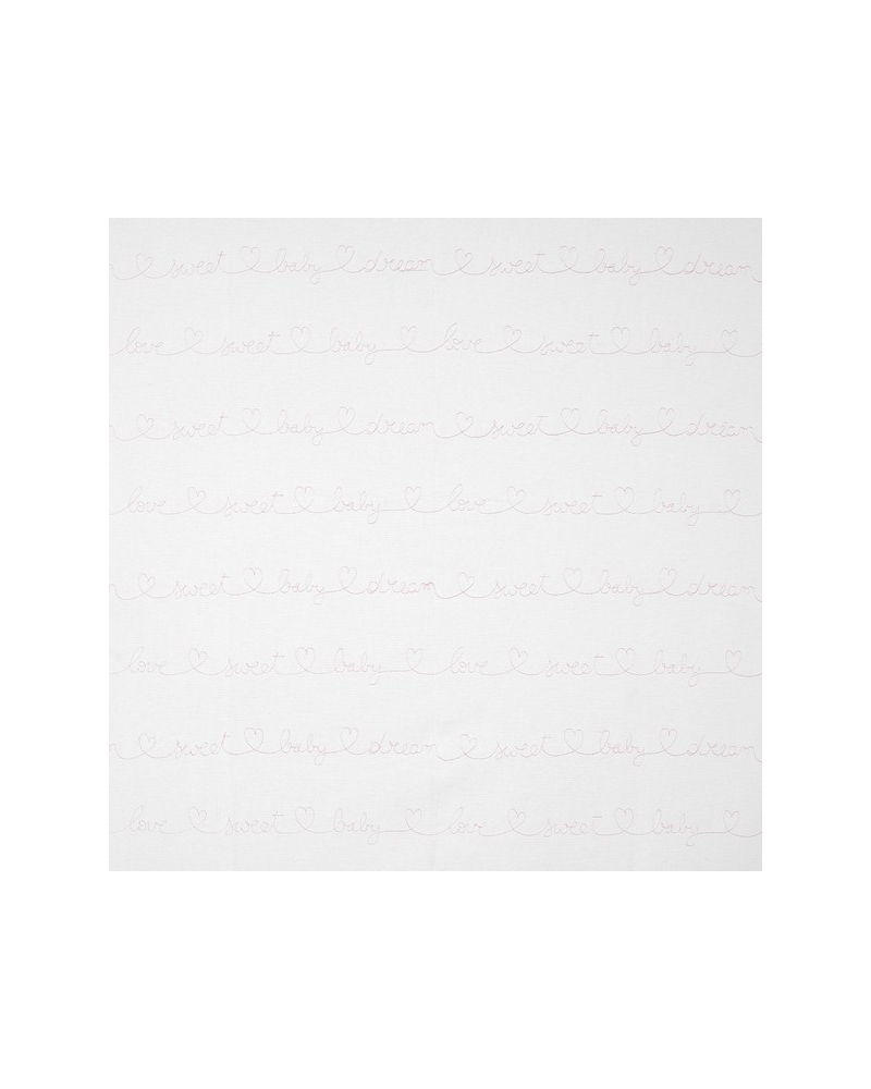 Tela MWS29924222 ESCRITURE BRODEE ROSE Casadeco Tela MWS29924222 ESCRITURE BRODEE ROSE Casadeco