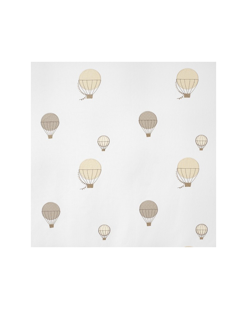 Tela MWS29931111 MONTGOLFIERES BRODEES BEIGE Casadeco Tela MWS29931111 MONTGOLFIERES BRODEES BEIGE Casadeco