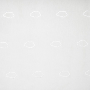 Tela MWS80060102 VOILE NUAGES BLANCS BLANC Casadeco