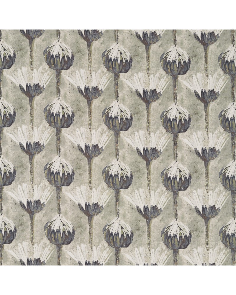 Tela ZBOL322607 MARKETA Blue Umber ZOFFANY