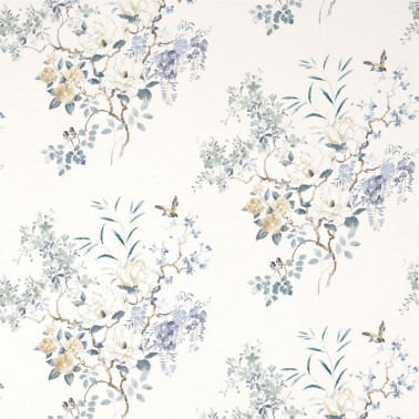 Tela DWAP226293 MAGNOLIA & BLOSSOM Mineral-Teal Sanderson