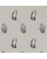 Tela F1082-02 PLUMIS CHARCOAL LINEN CLARKE & CLARKE