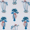 Tela JUNGLE PALMS BLUE F1110-01 CLARKE & CLARKE
