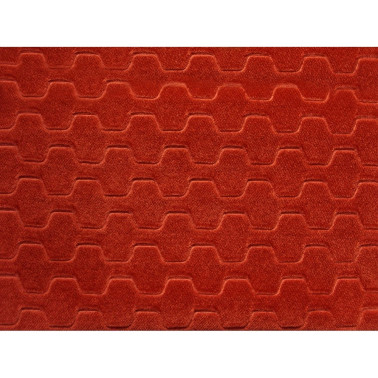 CARVER EMBOSSED VELVET WATER REPELLENT 16 Terracotta