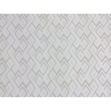 ANNI JACQUARD VELVET 01 WHITE LINEN