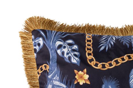 COJIN VELVET RELLENO PLUMAS CON FLECOS REF-923135
