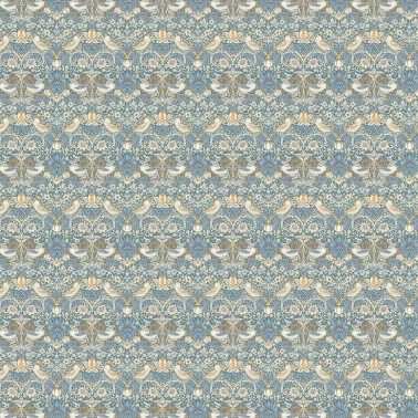 Strawberry Thief Denim Spice F1678-06