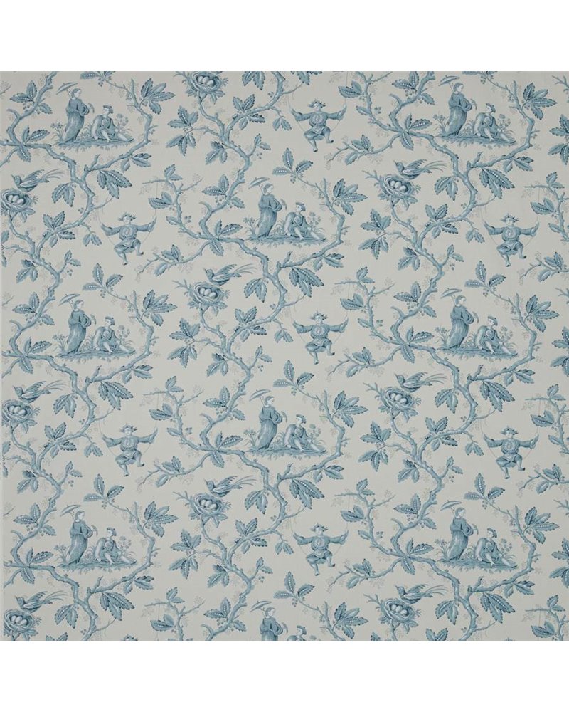 Toile Chinoise Aqua F4835-02 Toile Chinoise Aqua F4835-02