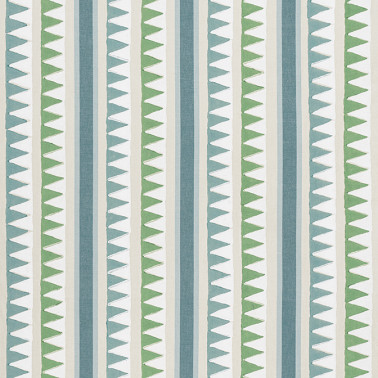 Lomita Stripe Green and Blue F916236