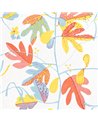 Matisse Leaf Coral and Yellow F916206