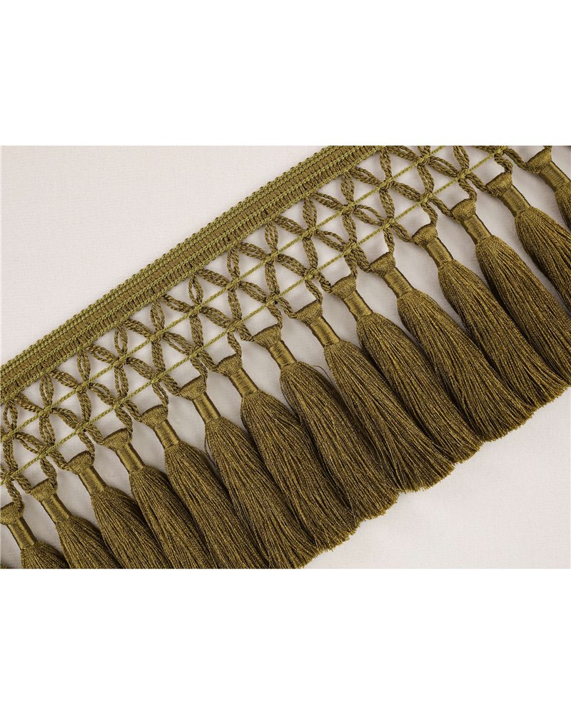 Trellis Fringe Olivette T118-04