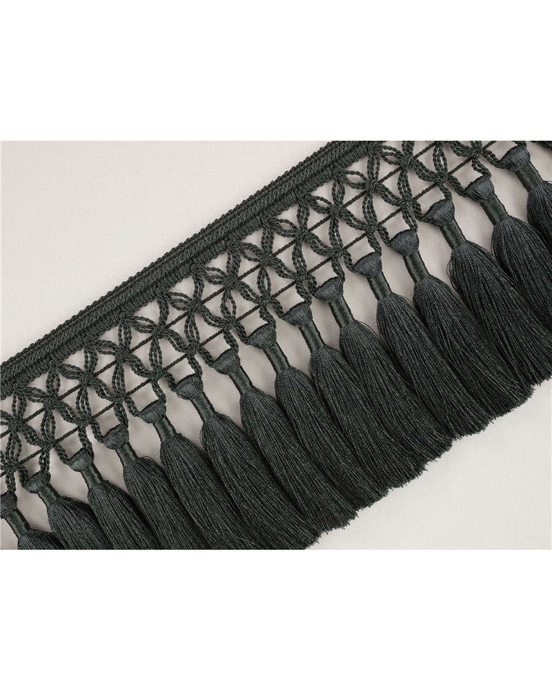 Trellis Fringe Slate T118-03