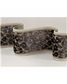 Leopard Velvet Braid Flint T115-04