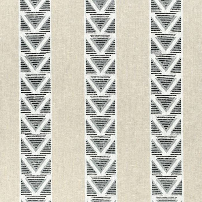 Bruton Stripe Linen and Black AF23125